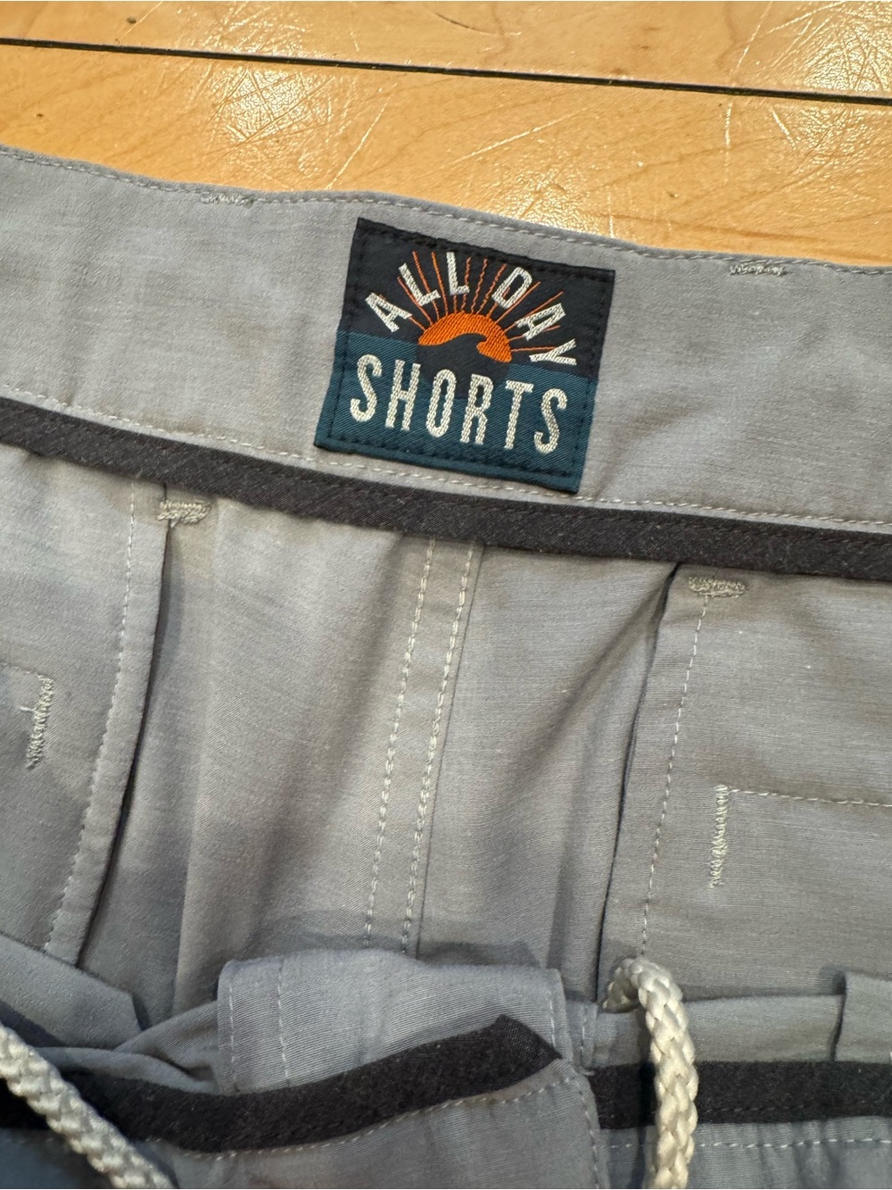 Faherty All Day Shorts Light Grey - Picture 2 of 4